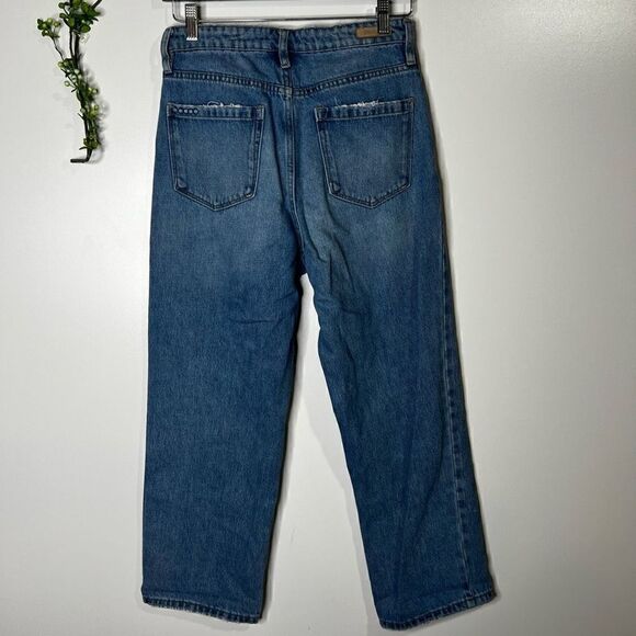 Blanknyc The Baxter Ribcage Straight Leg Jeans Blue Wash Size 28 - Picture 8 of 11